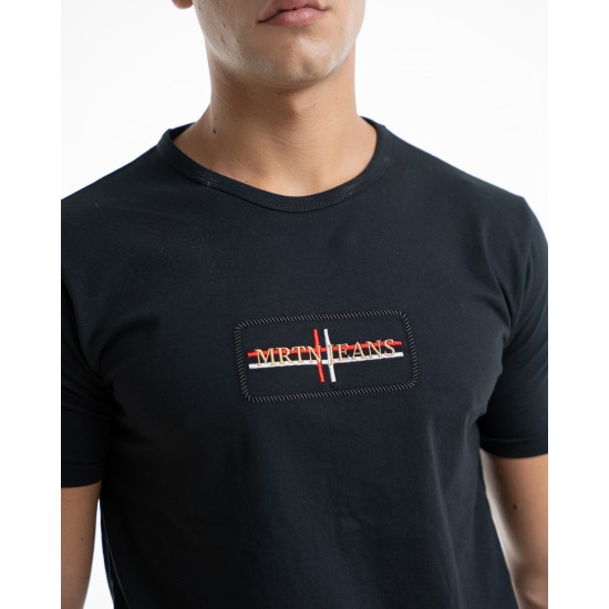 T-SHIRT MARTINI 71159 (ΜΑΥΡΟ)