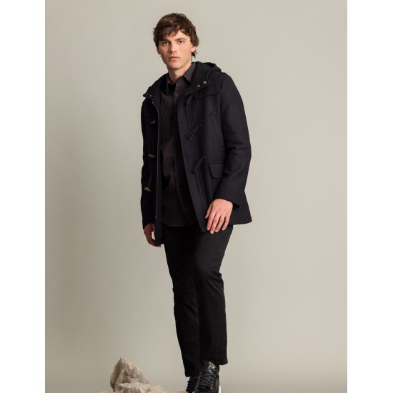 ΠΑΛΤΟ (MONTGOMERI) BISTON 50-201-119 (ΜΑΥΡΟ)