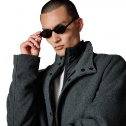 ΠΑΛΤΟ BISTON 54-201-104 (ΑΝΘΡΑΚΙ)