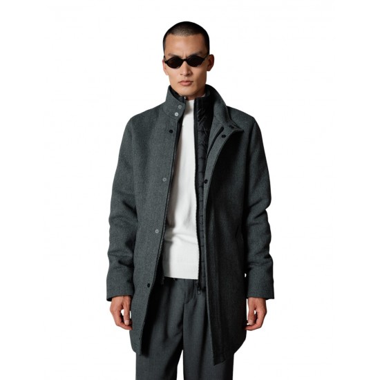 ΠΑΛΤΟ BISTON 54-201-104 (ΑΝΘΡΑΚΙ)