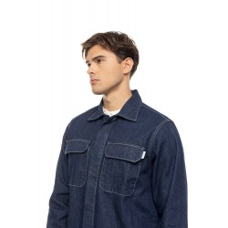 ΜΠΟΥΦΑΝ DENIM (OVERSHIRT) COVER DENIM L0060-31 OVER (ΜΠΛΕ)