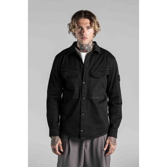 ΜΠΟΥΦΑΝ DENIM (OVERSHIRT) COSI 66-FIANNO (ΜΑΥΡΟ)