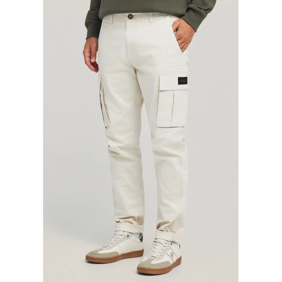 ΠΑΝΤΕΛΟΝΙ CARGO FUNKY BUDDHA FBM012-002-02 (CLOUD CREAM)