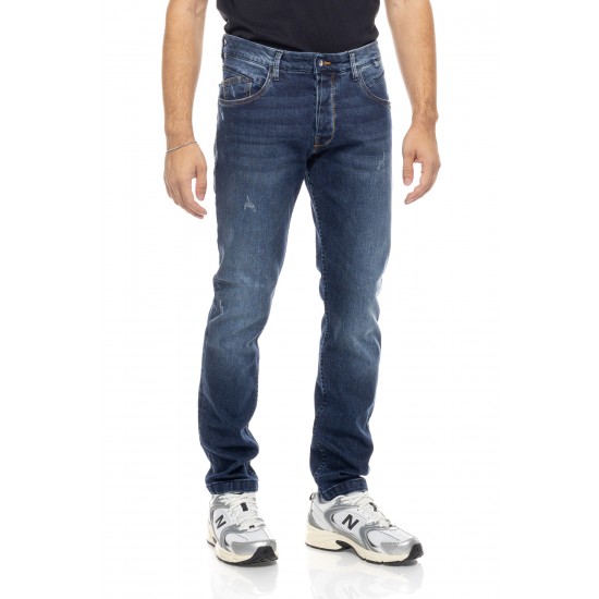 ΠΑΝΤΕΛΟΝΙ JEANS COVER DENIM  E3458-31 ROUAL (ΜΠΛΕ)