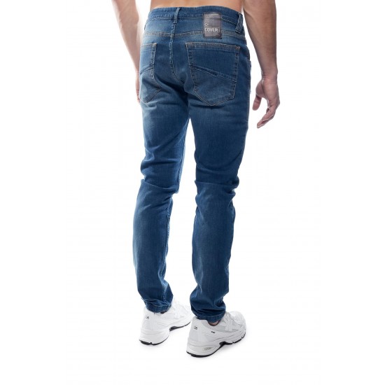 ΠΑΝΤΕΛΟΝΙ JEANS COVER DENIM  E5358-32 ROUAL (ΜΠΛΕ)