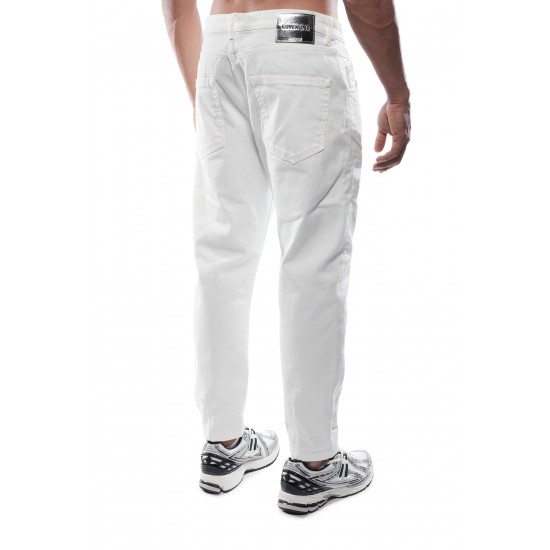 ΠΑΝΤΕΛΟΝΙ JEANS COVER DENIM I0094-32 MONACO (ΑΣΠΡΟ)