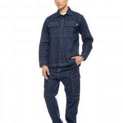 ΠΑΝΤΕΛΟΝΙ CARGO COVER DENIM L0095-31 CARGO (ΜΠΛΕ)