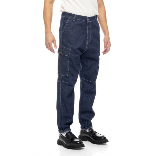 ΠΑΝΤΕΛΟΝΙ CARGO COVER DENIM L0095-31 CARGO (ΜΠΛΕ)