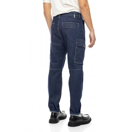 ΠΑΝΤΕΛΟΝΙ CARGO COVER DENIM L0095-31 CARGO (ΜΠΛΕ)