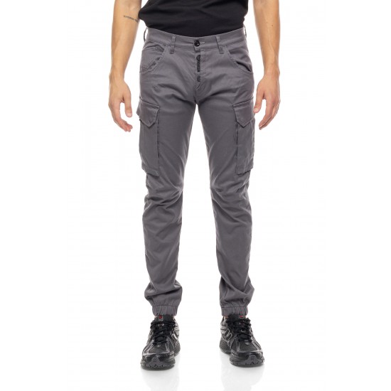 ΠΑΝΤΕΛΟΝΙ CARGO COVER DENIM M0186-31 ARMY (ΓΚΡΙ)