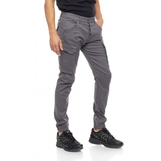 ΠΑΝΤΕΛΟΝΙ CARGO COVER DENIM M0186-31 ARMY (ΓΚΡΙ)