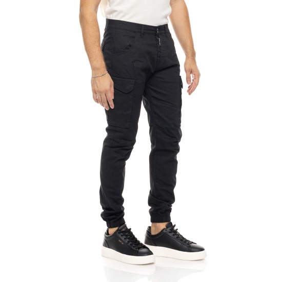 ΠΑΝΤΕΛΟΝΙ CARGO COVER DENIM M0186-31 ARMY (ΜΑΥΡΟ)