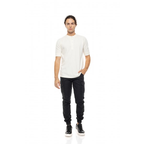 ΠΑΝΤΕΛΟΝΙ CARGO COVER DENIM M0186-31 ARMY (ΜΑΥΡΟ)