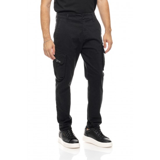 ΠΑΝΤΕΛΟΝΙ CARGO COVER DENIM T0185-31 ELVIS (ΜΑΥΡΟ)
