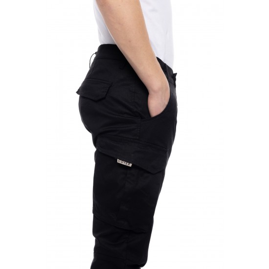 ΠΑΝΤΕΛΟΝΙ CARGO COVER DENIM T0189-30 CESAR (ΜΑΥΡΟ)