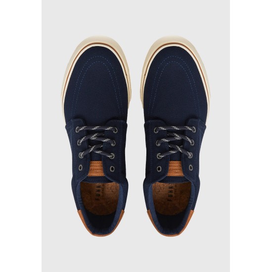 ΠΑΠΟΥΤΣΙΑ CASUAL ΔΕΤΑ FUNKY BUDDHA FBM011-039-08 (ΜΠΛΕ)
