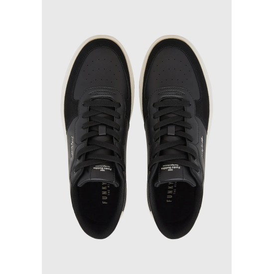 ΠΑΠΟΥΤΣΙΑ SNEAKERS FUNKY BUDDHA FBM011-076-08 (ΜΑΥΡΟ)
