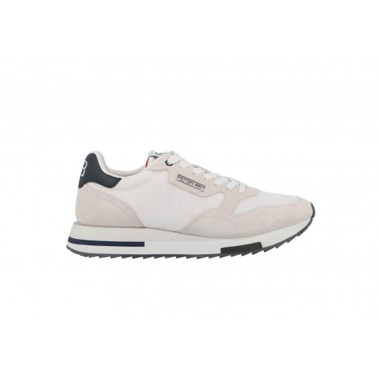 ΠΑΠΟΥΤΣΙΑ SNEAKERS COTTON BELT CBM513A00 (ΑΣΠΡΟ-ΜΠΕΖ)
