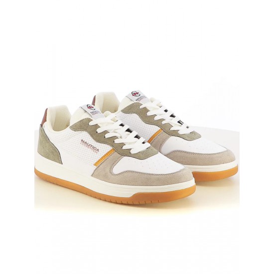 ΠΑΠΟΥΤΣΙΑ SNEAKERS NAUTICA NCM514Z22 (ΑΣΠΡΟ-ΜΠΕΖ)
