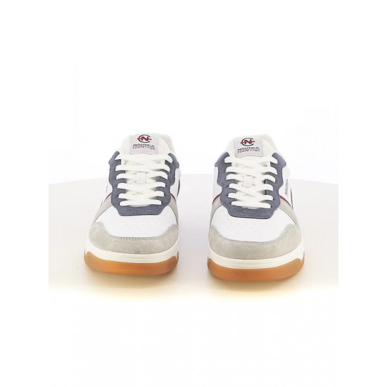 ΠΑΠΟΥΤΣΙΑ SNEAKERS NAUTICA NCM514Z22 (ΑΣΠΡΟ-ΜΠΛΕ)