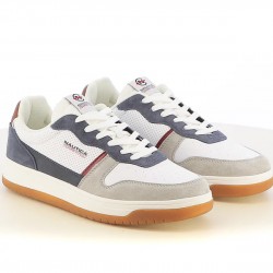 ΠΑΠΟΥΤΣΙΑ SNEAKERS NAUTICA NCM514Z22 (ΑΣΠΡΟ-ΜΠΛΕ)
