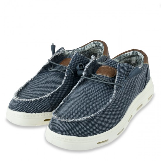 ΠΑΠΟΥΤΣΙΑ CASUAL SLIP ON COTTON BELT CBM618A16 (ΜΠΛΕ)