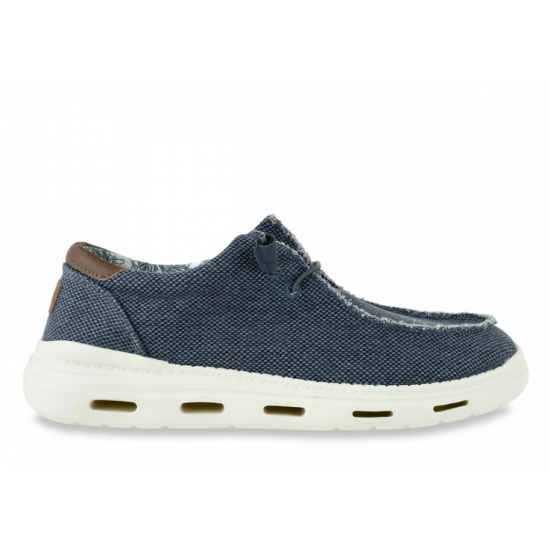 ΠΑΠΟΥΤΣΙΑ CASUAL SLIP ON COTTON BELT CBM618A16 (ΜΠΛΕ)