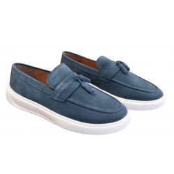 ΠΑΠΟΥΤΣΙΑ LOAFERS GIACOMO CARLO LL Z509 (ΜΠΛΕ)