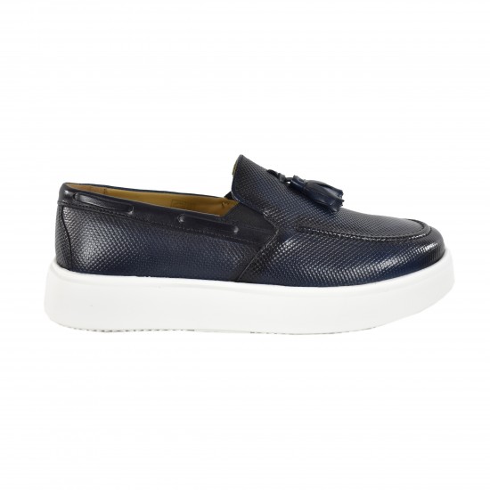 ΠΑΠΟΥΤΣΙΑ LOAFERS GIACOMO CARLO LL Z471 (ΜΠΛΕ)