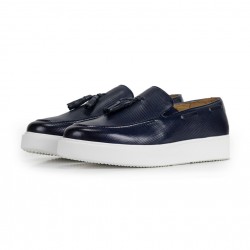 ΠΑΠΟΥΤΣΙΑ LOAFERS GIACOMO CARLO LL Z884 (ΜΠΛΕ)