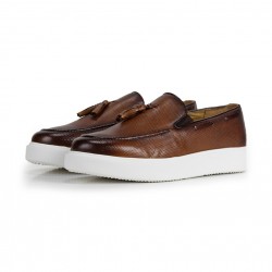 ΠΑΠΟΥΤΣΙΑ LOAFERS GIACOMO CARLO LL Z884 (ΤΑΜΠΑ)