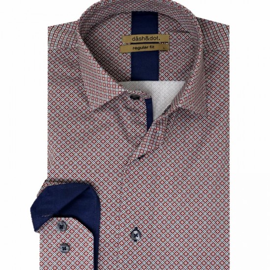 ΠΟΥΚΑΜΙΣΟ DASH&DOT 25026 (ΜΠΟΡΝΤΟ)