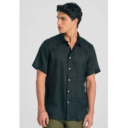 ΠΟΥΚΑΜΙΣΟ ΛΙΝΟ FUNKY BUDDHA FBM011-002-05 (ΜΑΥΡΟ)
