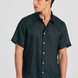ΠΟΥΚΑΜΙΣΟ ΛΙΝΟ FUNKY BUDDHA FBM011-002-05 (ΜΑΥΡΟ)