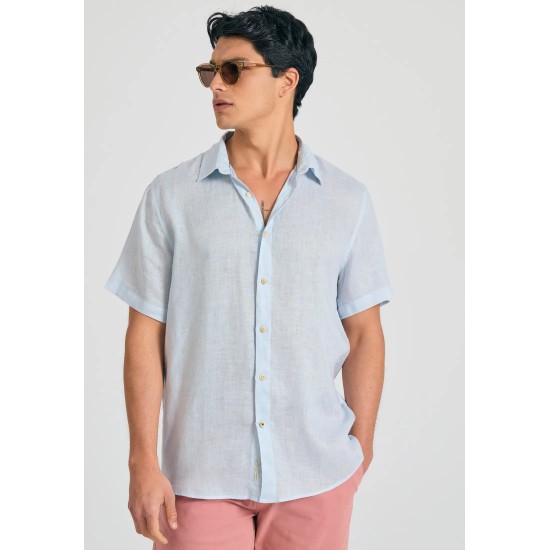 ΠΟΥΚΑΜΙΣΟ ΛΙΝΟ FUNKY BUDDHA FBM011-002-05 (CLOUD BLUE)