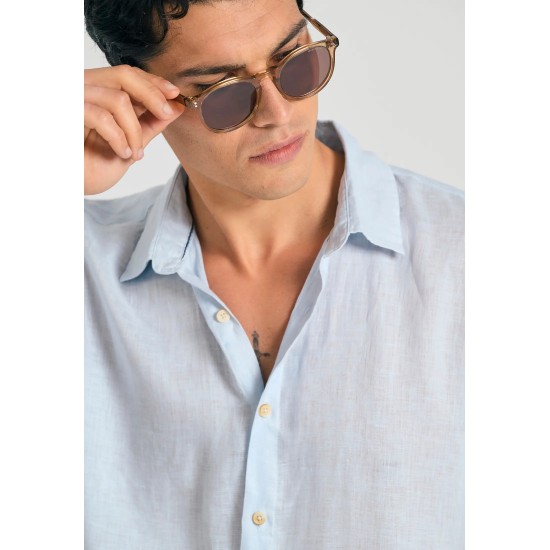 ΠΟΥΚΑΜΙΣΟ ΛΙΝΟ FUNKY BUDDHA FBM011-002-05 (CLOUD BLUE)