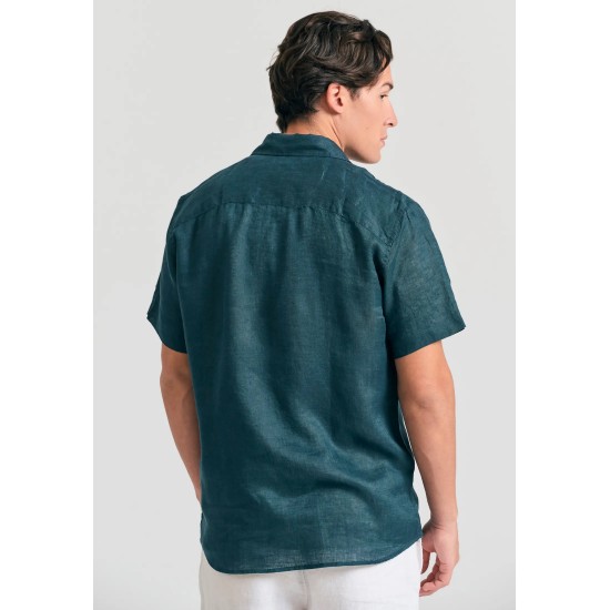 ΠΟΥΚΑΜΙΣΟ ΛΙΝΟ FUNKY BUDDHA FBM011-002-05 (DARK SEA)