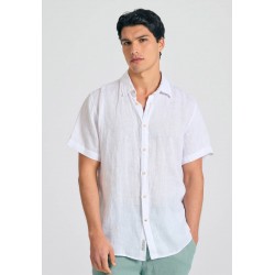 ΠΟΥΚΑΜΙΣΟ ΛΙΝΟ FUNKY BUDDHA FBM011-002-05 (ΑΣΠΡΟ)