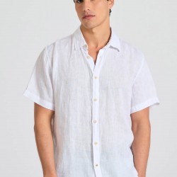 ΠΟΥΚΑΜΙΣΟ ΛΙΝΟ FUNKY BUDDHA FBM011-002-05 (ΑΣΠΡΟ)
