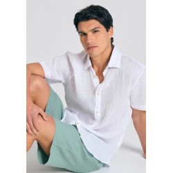 ΠΟΥΚΑΜΙΣΟ ΛΙΝΟ FUNKY BUDDHA FBM011-002-05 (ΑΣΠΡΟ)
