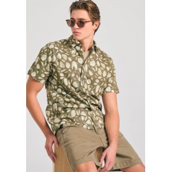 ΠΟΥΚΑΜΙΣΟ ΛΙΝΟ FUNKY BUDDHA FBM011-042-05 (OLIVE)