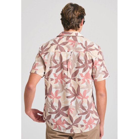 ΠΟΥΚΑΜΙΣΟ ΛΙΝΟ FUNKY BUDDHA FBM011-043-05 (OFF WHITE)
