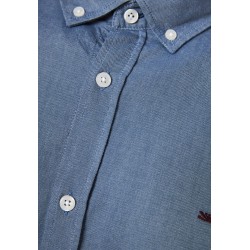 ΠΟΥΚΑΜΙΣΟ FUNKY BUDDHA FBM012-001-05 (ΜΠΛΕ ΙΝΤΙΓΚΟ)