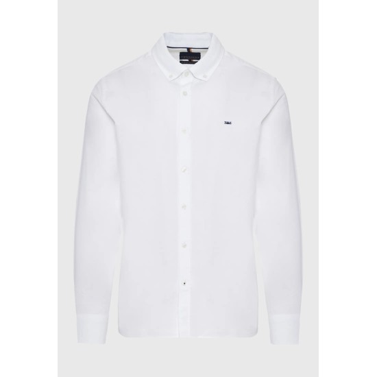 ΠΟΥΚΑΜΙΣΟ FUNKY BUDDHA FBM012-001-05 (ΑΣΠΡΟ)