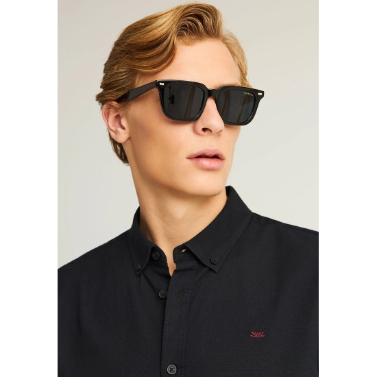 ΠΟΥΚΑΜΙΣΟ FUNKY BUDDHA FBM012-002-05 (ΜΑΥΡΟ)