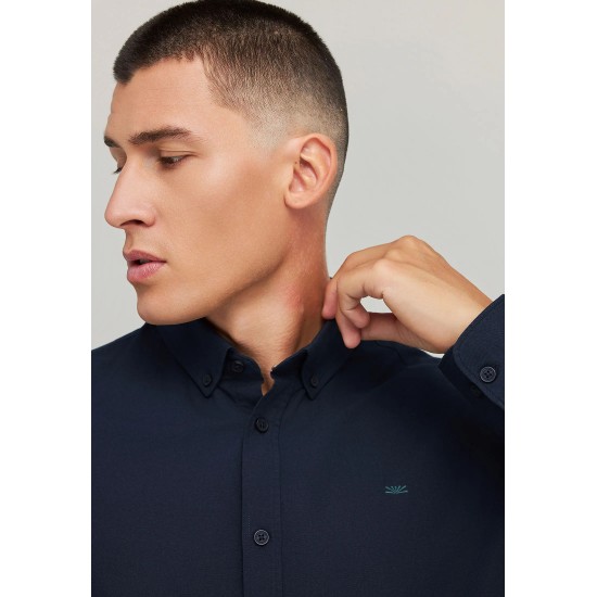 ΠΟΥΚΑΜΙΣΟ FUNKY BUDDHA FBM012-002-05 (ΜΠΛΕ)