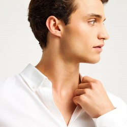 ΠΟΥΚΑΜΙΣΟ FUNKY BUDDHA FBM012-001-05 (ΑΣΠΡΟ)