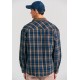 ΠΟΥΚΑΜΙΣΟ (OVERSHIRT) FUNKY BUDDHA FBM012-051-05 (ΜΠΛΕ)