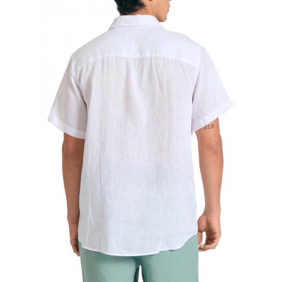 ΠΟΥΚΑΜΙΣΟ ΛΙΝΟ FUNKY BUDDHA FBM013-002-05 (ΑΣΠΡΟ)