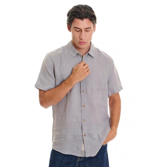 ΠΟΥΚΑΜΙΣΟ ΛΙΝΟ FUNKY BUDDHA FBM013-002-05 (GREY)